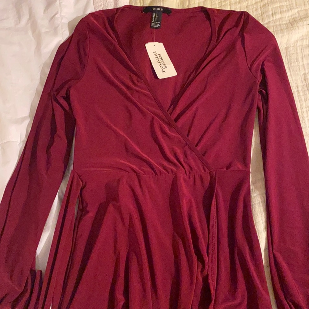 Red Silky dress